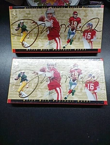 2-1995 Upper Deck Joe Montana 49ers Career Sets 1 - Factory Sealed 1 - geöffnet - Bild 1 von 12