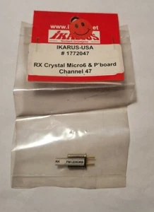 Ikarus Rx Crystal Micro 6 and P Board Channel 47 FM 72.730 Vintage Rc 1772047 - Picture 1 of 1
