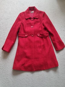 Y.O.U. Quelle Damen Woll Mantel Frühling Herbst rot Gr 40 42 M L - NEU wertig - Bild 1 von 6