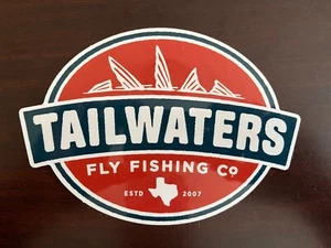 TAILWATERS FLY FISHING CO. AUFKLEBER - TAILWATERS DECAL - Bild 1 von 4