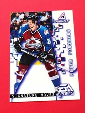 1997-98 Pinnacle Signature Moves #191 Peter Forsberg Colorado Avalanche 