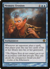 Magic the Gathering MTG - Blue - Memory Erosion - Shards of Alara - Enchantment