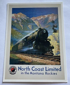 Vintage Eisenbahn Werbedruck ~ Northern Pacific Railway North Coast limitiert in MT - Bild 1 von 2