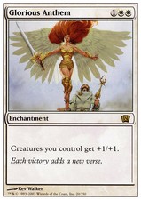 Glorious Anthem 8th Edition 1x - Near Mint, English MTG Magic