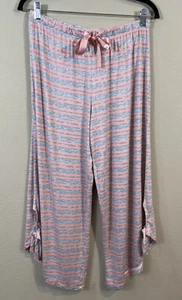 Live Well Sleep pink gray pajama lounge wide leg pants bottoms, sz S, NWT - Picture 1 of 7