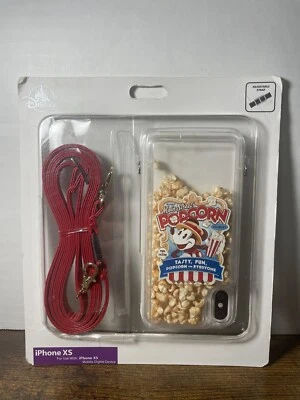 Disney D-Tech Mickey Main Street Popcorn iPhone  X XS 3D Cell Phone Case W/Strap - Image 1 of 4