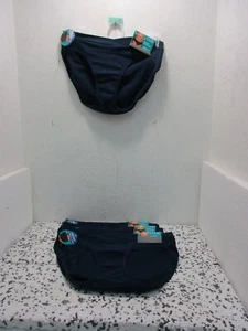 Vanity Fair Women's 6 pairs 18291 Beyond Comfort Bikini Navy Size 6/M New !!! - Picture 1 of 2