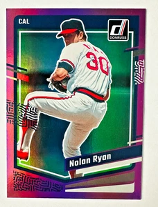 2023 Donruss Nolan Ryan PURPLE FOIL Card #167 Angels Legend! - Picture 1 of 3