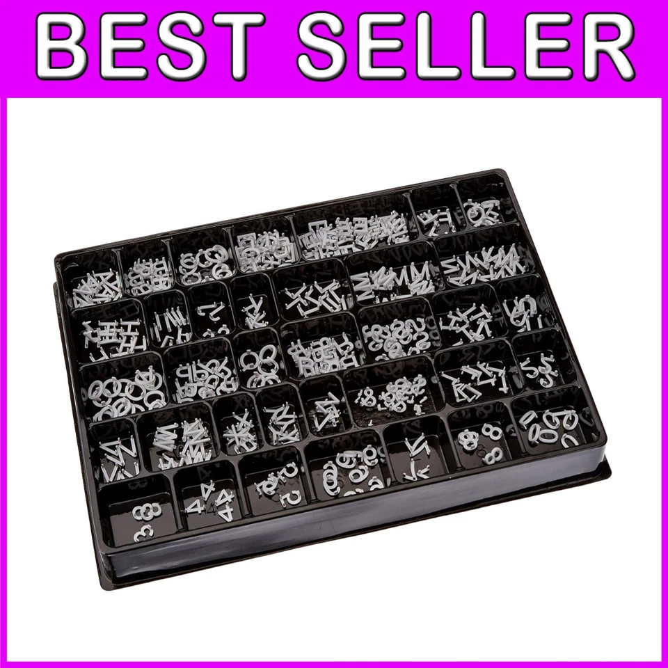 Plastic Helvetica Characters for Letter Boards - Image 1 of 3