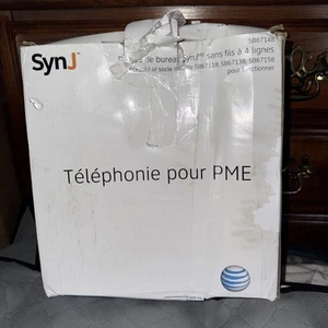 AT&T SB67148 1.9 GHz 4 Lines Cordless Phone Damaged Box - Zdjęcie 1 z 3