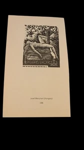 Ex Libris Erotik Exlibris Josef Menyhart Ungarn/Max Kislinger Österreich - Bild 1 von 2