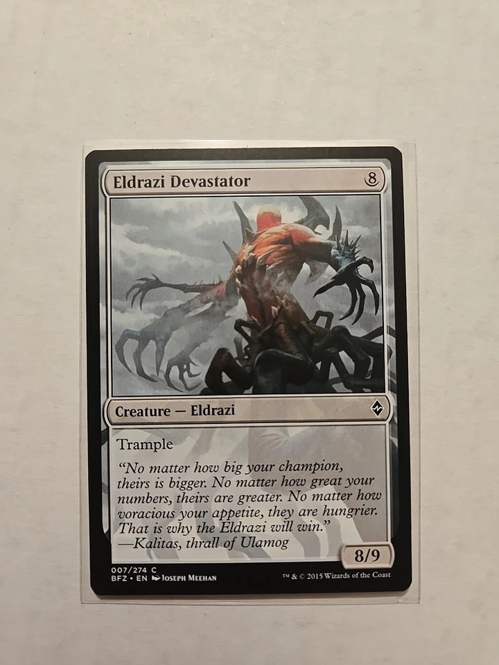 Eldrazi Devastator - Battle for Zendikar - MP - MTG Magic - Common - Creature  - Image 1 of 1
