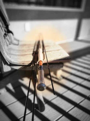 Switch Fly rod 3 peice 11 foot 3/4 weight with extra tip beautiful rod! - Image 1 of 4
