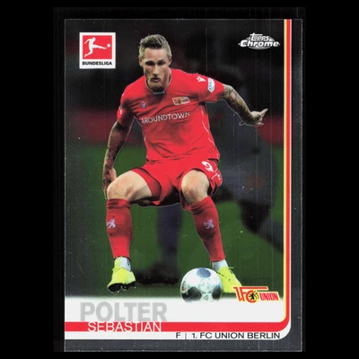 Sebastian Polter #17 2019 Topps Chrome Bundesliga 1. Cartão de futebol FC Union Berlin - Imagem 1 de 3