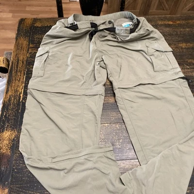 Magellan Fish Gear Convertible Pants Men's 3XL  Olive Fishing Water Repellant - Image 1 of 4