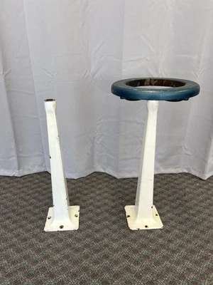 JUEGO DE TABURETES DE BAR VINTAGE Fuente de refrescos Heladería Art Deco Asiento Silla de metal Foto 1 de 4