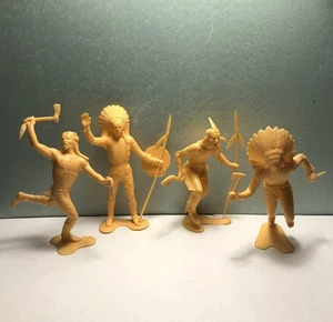 Marx Original 6 Inch:  4 Indians,  1963 - Picture 1 of 4