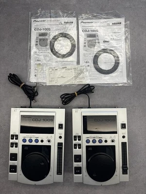 Pioneer DJ CDJ-100S Set of 2 Professional CD Player silver Operation confirmed - Image 1 of 4