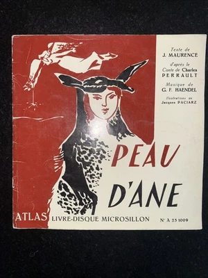 Peau d’Âne – Livre-disque Atlas 33T – Édition ancienne – Perrault - Photo 1/4