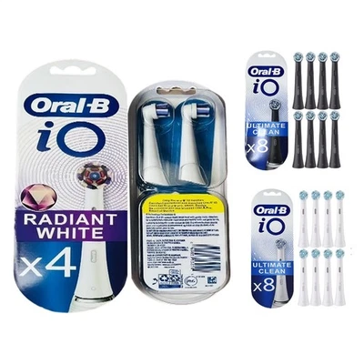 MARKENLOS Oral-B io Ultimate Clean Ersatz Zahnbürstenköpfe Pack von 4/8