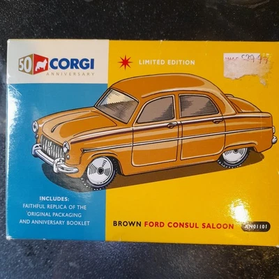Corgi Ford Consul - The First Corgi - 50th Anniversary AN 01101 NIB NEW  - Image 1 of 4
