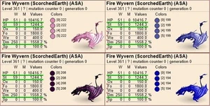Fire Wyvern 1558 DMG TOP STATS Clone Ark Survival Ascended Official PVE - Picture 1 of 1