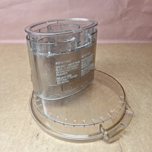Cuisinart Pro Custom 11 Food Processor DLC-8 DLC-877B Lid Chute Pusher Amber  - Picture 1 of 7