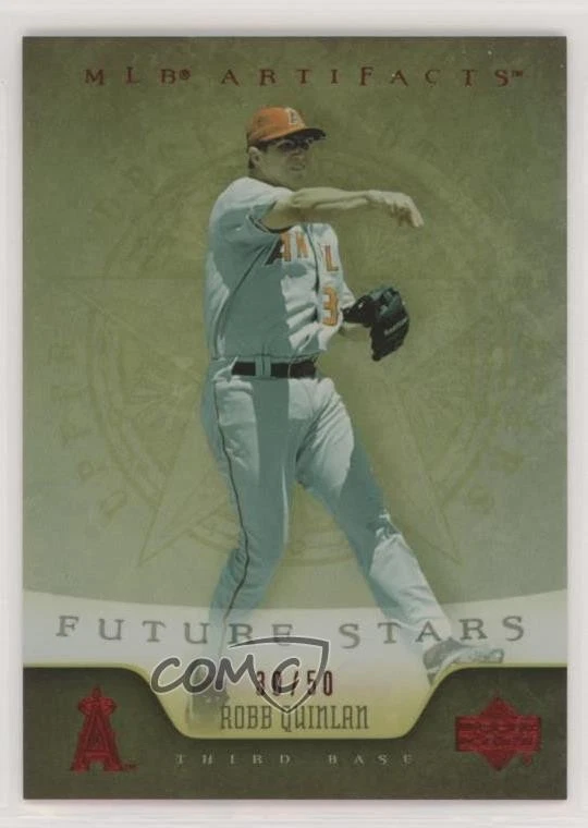 2005 Upper Deck Artifacts Future Stars Red /50 Robb Quinlan #142 - Image 1 of 2
