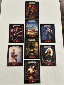 1991 Impel MEGA METAL Judas Priest 8 Card Lot - Picture 1 of 14