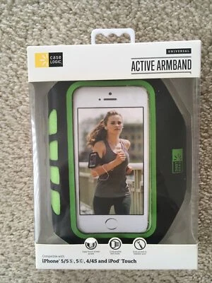 Case Logic Active Armband Black iPhone 5/5, 5, 4/4S IPod Touch NIB - Image 1 of 2