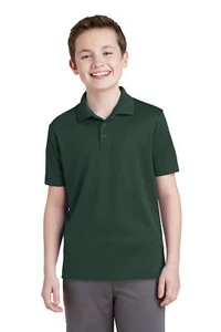 NEW Sport-Tek Boy's Cool Dri-Fit Wicking Performance Polo Shirt M-YST640 - Picture 1 of 12