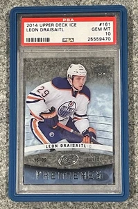 2014-15 Upper Deck Ice #161 Leon Draisaitl/99 RC - PSA  GEM MT (10) pop 6 - Picture 1 of 2