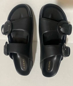 M. Gemi The Matilde Damen Sandale Größe 40,5 US 9,5 schwarz italienische Lederschuhe - Bild 1 von 9