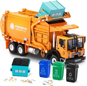 Garbage Truck Toys,  1:43 Bruder Tonka Trash Trucks Model for Boys Meta - Picture 1 of 12