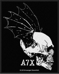 Avenged Sevenfold A7X Skull Profile sew-on cloth patch 100mm x 75mm (rz) - Picture 1 of 1