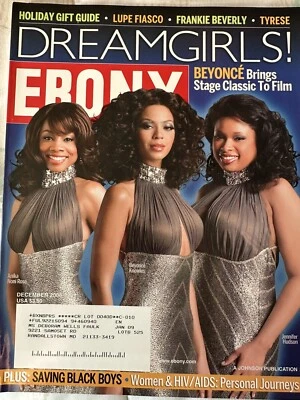 Ebony Magazine December 2006 Beyonce’, Jennifer Hudson. Tyrese & Frankie Beverly - Image 1 of 2