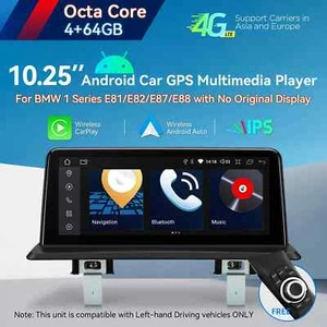 XTRONS QDB1087UNL AUTORADIO CAR TABLET GPS BMW E81 E87 E88 Android 14 CARPLAY - Picture 1 of 14