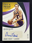 2020-21 Immaculate Collection Jerry West Past & Present Signatures Auto /99