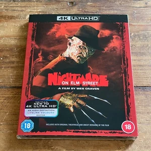 A Nightmare on Elm Street (4K UHD Blu-ray) John Saxon Johnny Depp Robert Englund - Picture 1 of 2