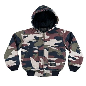 Walls Blizzard Pruf Toddler Small Size 6/7 Camo Hooded Winter Coat Insulated - Picture 1 of 9