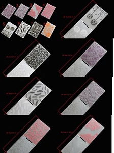 Carpeta de estampado de plástico 3D Love Heart Fondant plantilla corte álbum de recortes hágalo usted mismo - Imagen 1 de 15