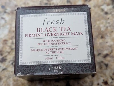 Mascarilla reafirmante para pasar la noche de té negro fresco 3,3 fl oz Foto 1 de 4