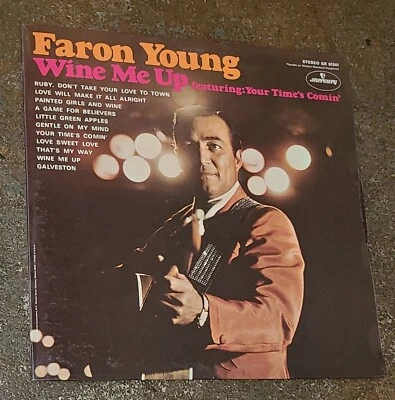 Rare NEW Factory-Sealed FARON YOUNG Wine Me Up STEREO Vinyl LP Mercury SR 61241 - Image 1 of 4