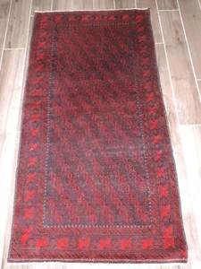 3x5ft. Vintage Handloomed Wool Turkoman Rug - Picture 1 of 9
