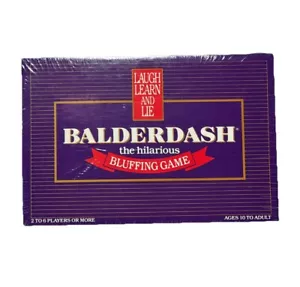 Vintage Mattel Balderdash Board Game 1984 Sealed New In Box - Picture 1 of 5