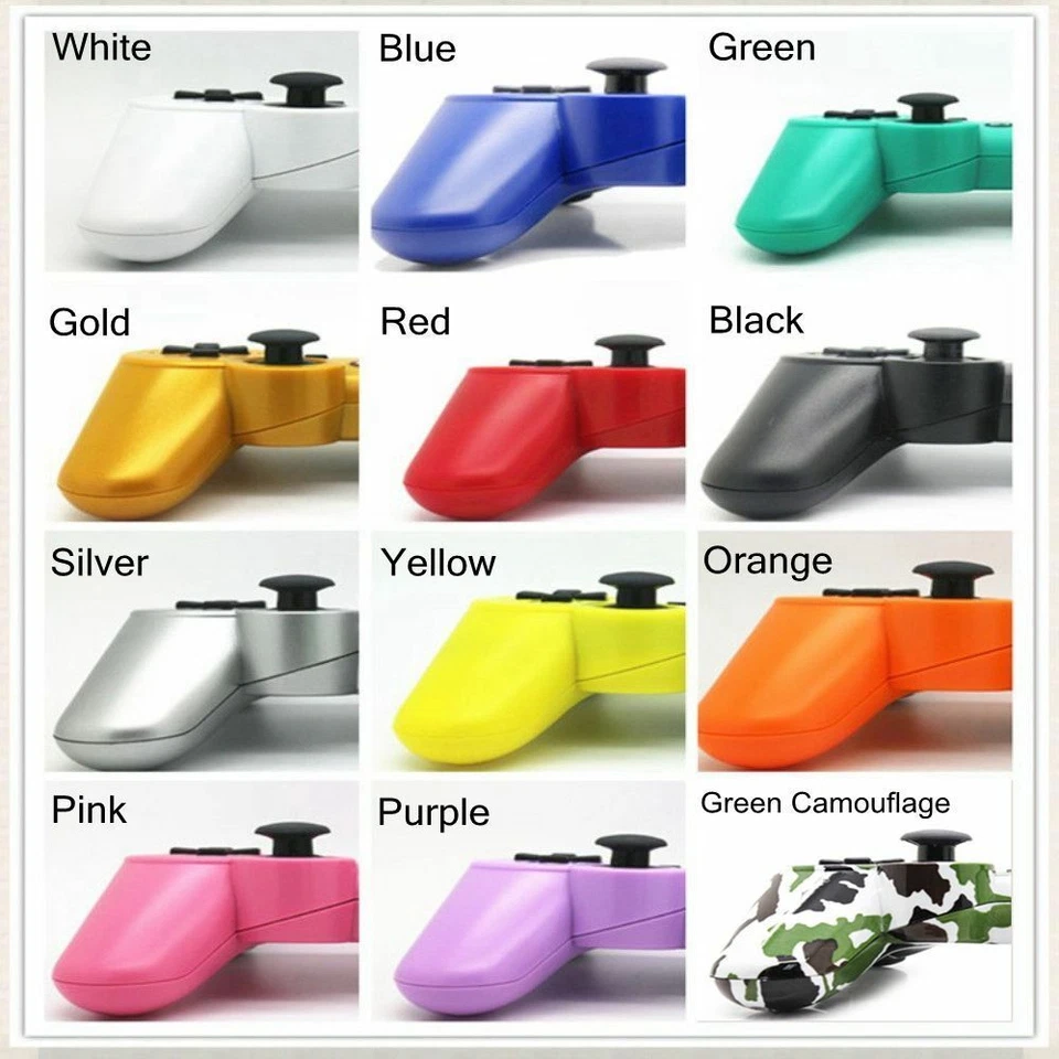 НОВЫЙ беспроводной контроллер для Sony PS3 джойстик с кабелем несколько цветов - Изображение 1 из 1