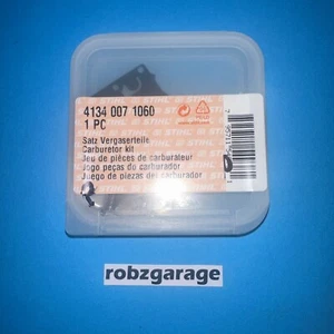 GENUINE STIHL CARBURETOR KIT 4134-007-1060 FS55 FS75 FS80 FS85 HL75 BT120 + —B13 - Picture 1 of 2