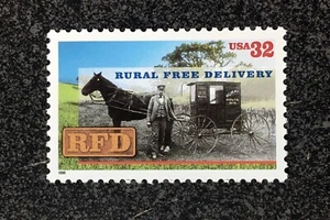 USA1996 #3090 32c Rural Free Delivery RFD - Single Stamp From Sheet  Mint  horse - Picture 1 of 1