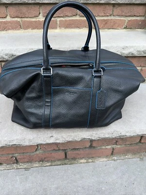 Coach Leather Duffle Travel Bag, Classic Style, Adult Unisex - Image 1 of 4