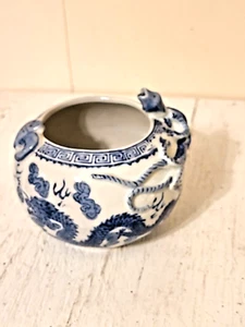 Chinese Blue And White Dragon Bowl - Bild 1 von 5